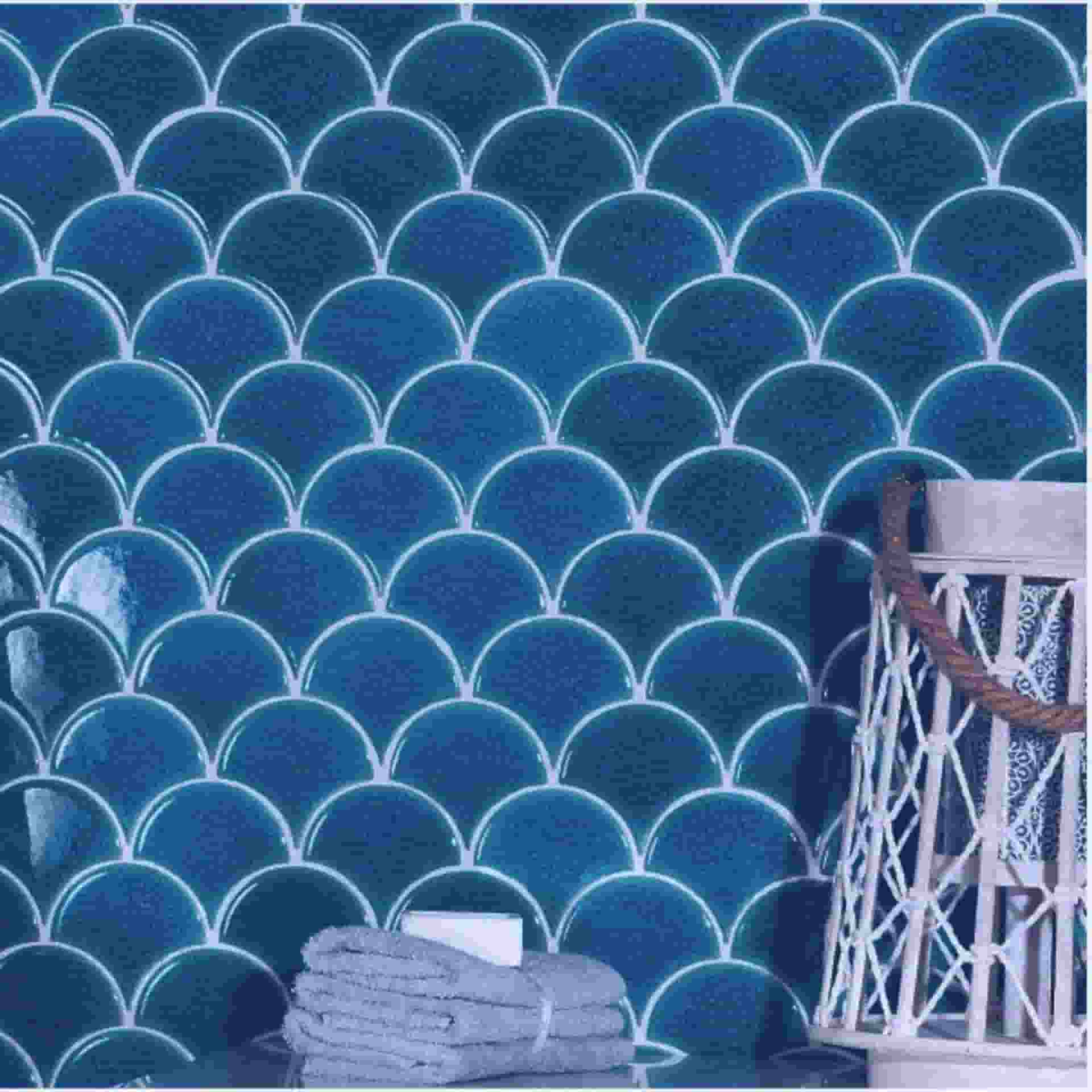 کاشی حمام طرح ماهی مناسب دکوراسیون جذاب و متفاوت